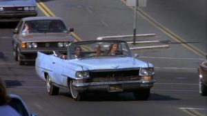 Sky blue Cadillac Deville 1964