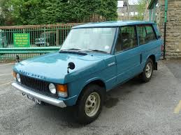 Blue 3 door Range Rover