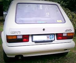 rear of white mark 1 vilkswagen golf