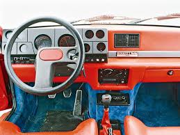 Interior of Renault 5 Turbo