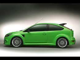 Frozen Green Ford Focus RS