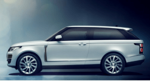 White Range Rover coupe